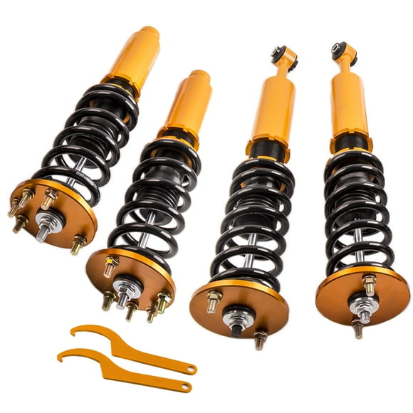 cciyu Coilover Suspension Shock Absorbers Adjustable Coilovers Lowering Kit Fit for 2001-2003 for Acura CL /1999-2003 for Acura TL /1998-2002 for Honda Accord Blue